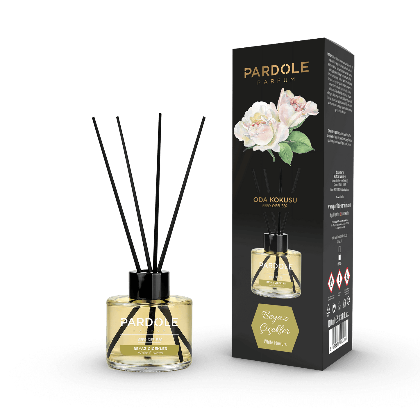 Bâtonnets parfumés Fleurs Blanches 100ML