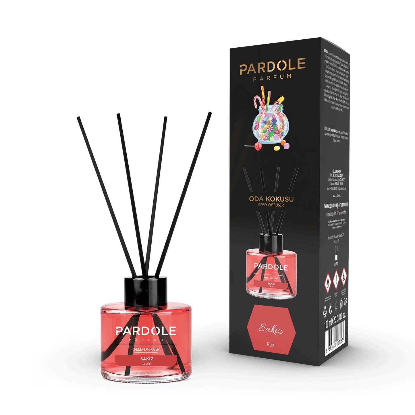 Bâtonnets Parfumés Gomme 100ML