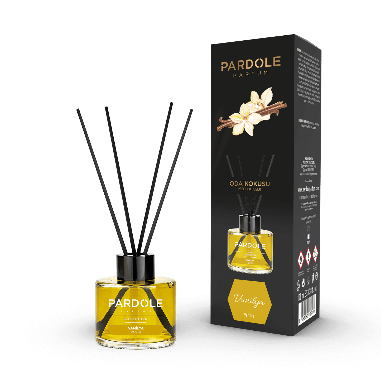 Geurstokjes Vanilla 100ML