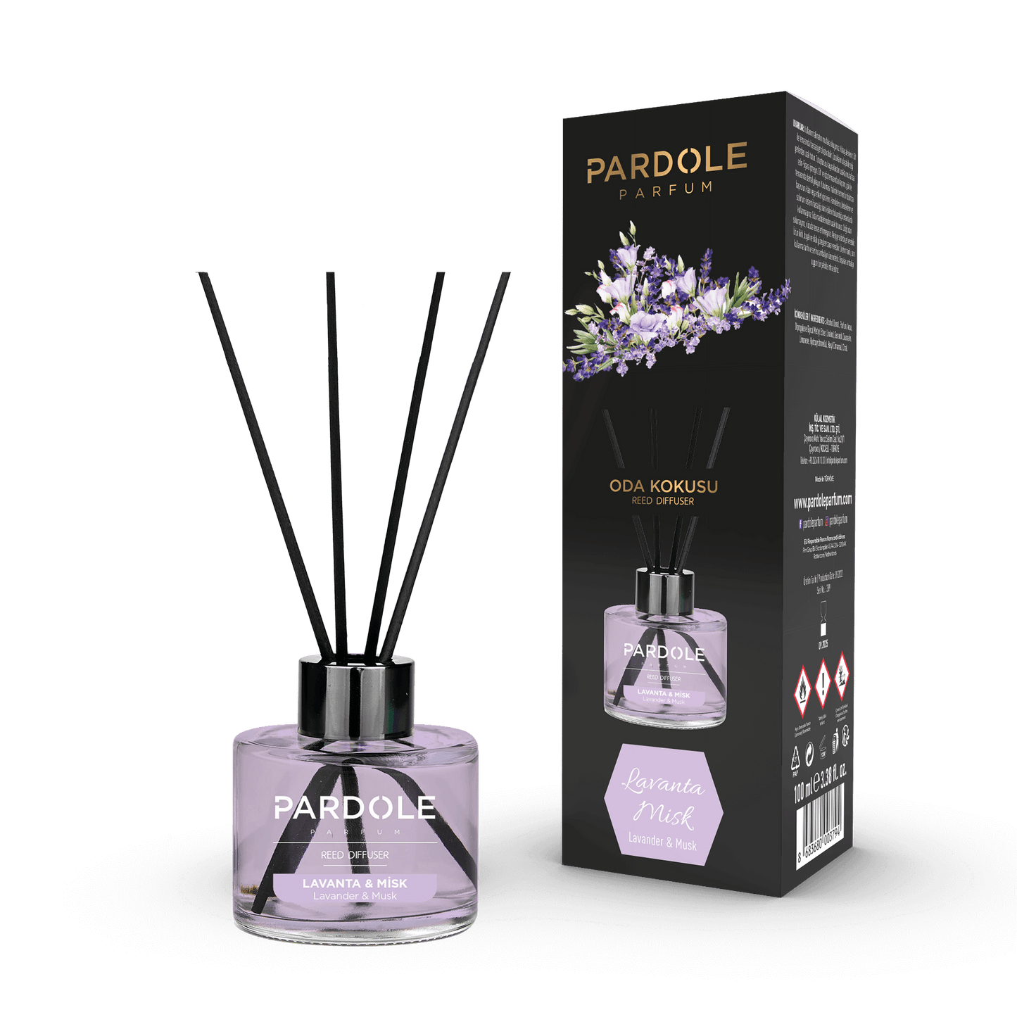 Bâtonnets parfumés Lavande&amp;Musc 100ML