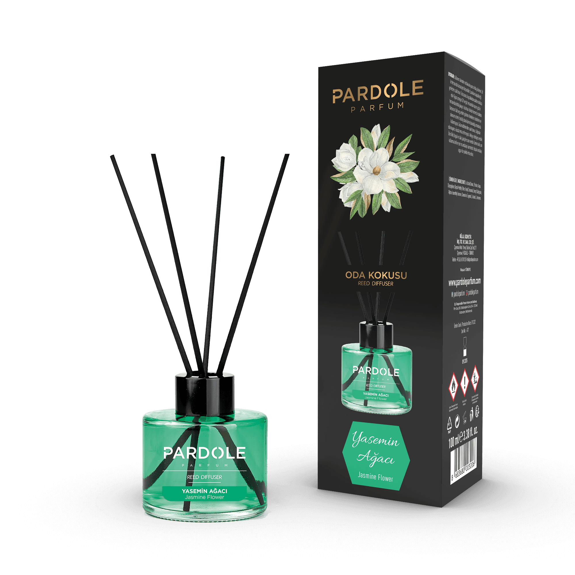 Geurstokjes Jasmine Flower 100ML - Pardole Parfum